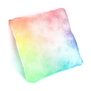 blinkee Glowrious The Pillow - Your Softest, Glowiest Best Friend 12 Inch LED Light Up Super Soft Pillow Nylon Fill