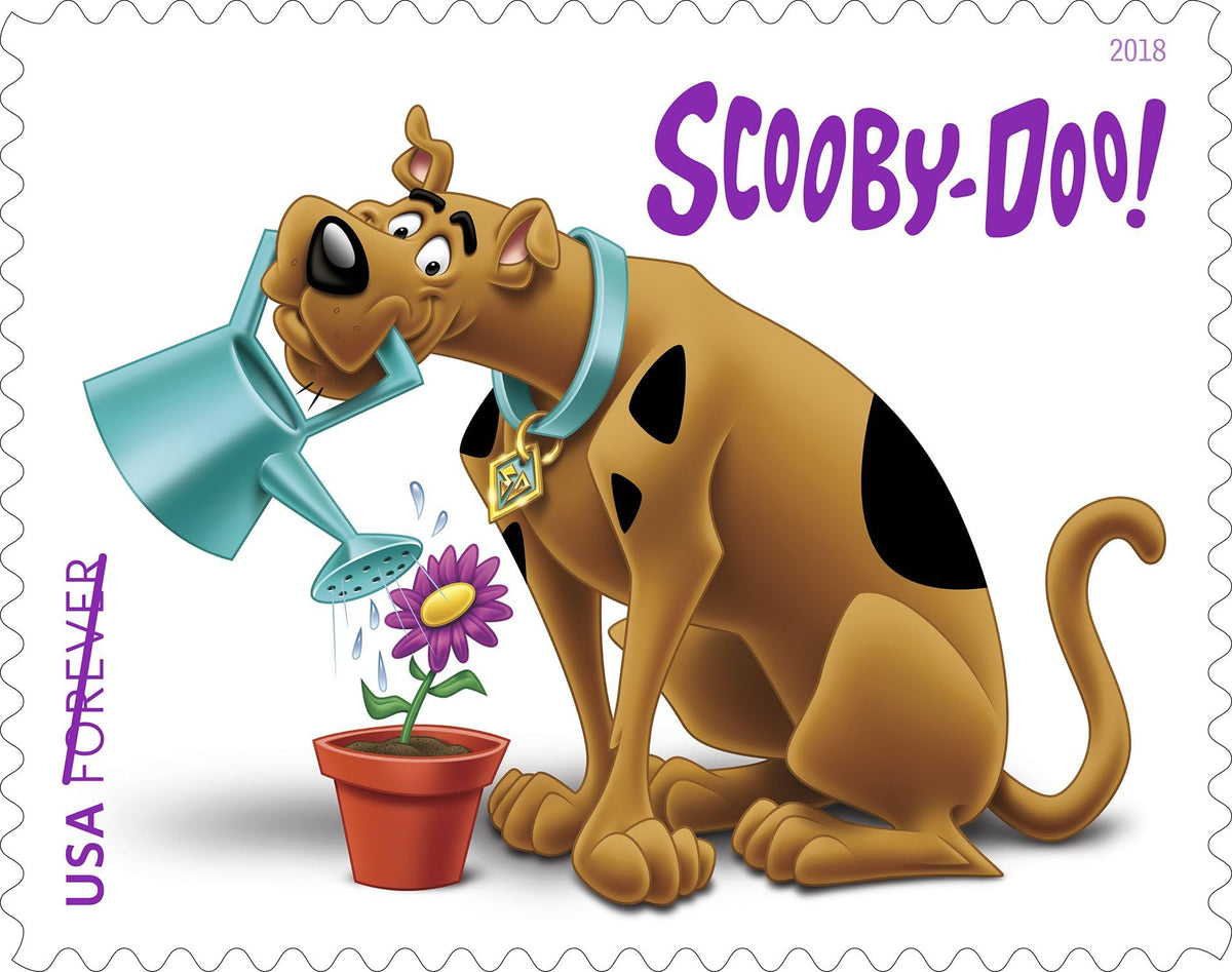 Scooby-Doo! Forever Stamp by USPS (2 Sheets)