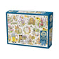 Cobble Hill 500 Piece Puzzle - Busy as a Bee - Sample Poster Included