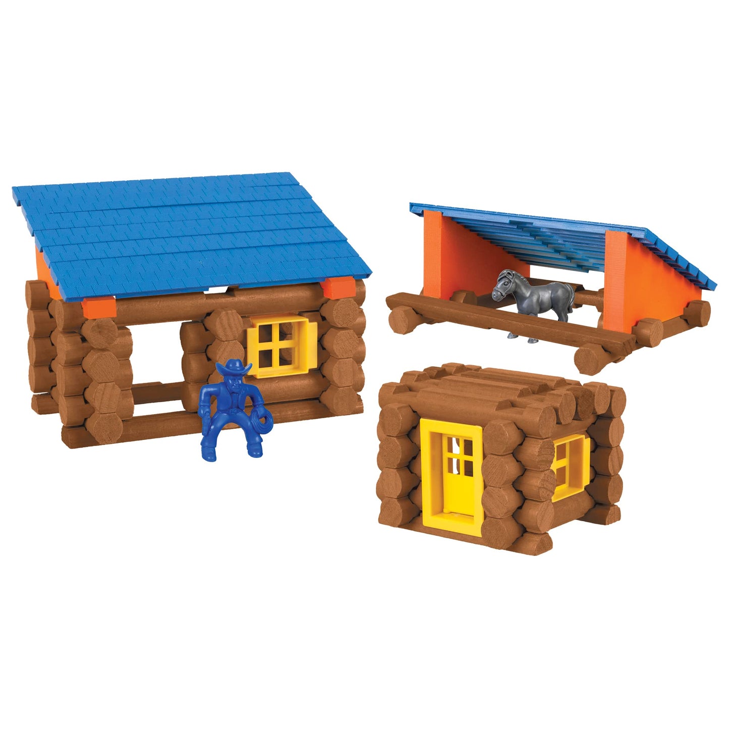 LINCOLN LOGS - Oak Creek Lodge - 137 Pieces - Real Wood Logs-Ages 3+ - Best Retro Building Gift Set for Boys/Girls - Creative Construction Engineering