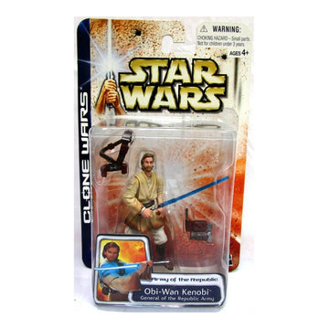 Star Wars Attack of The Clones Figure: OBI-Wan Kenobi (Clone Wars)