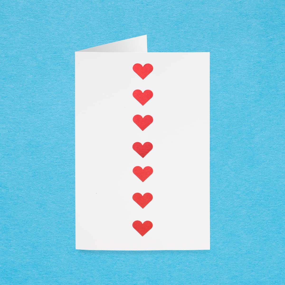 Hygloss Red Foil Heart Shape Stickers, 20 Sheets