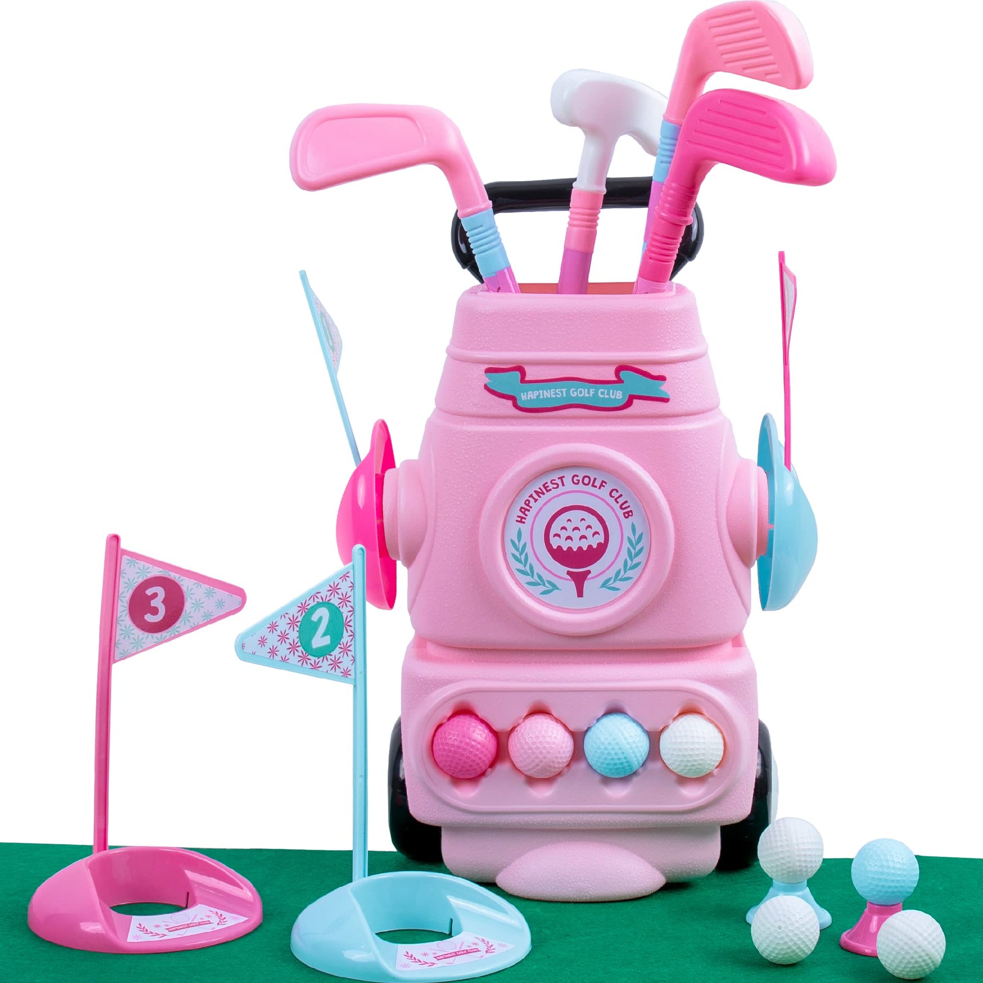 Hapinest Toddler Girl Golf Set, Pink