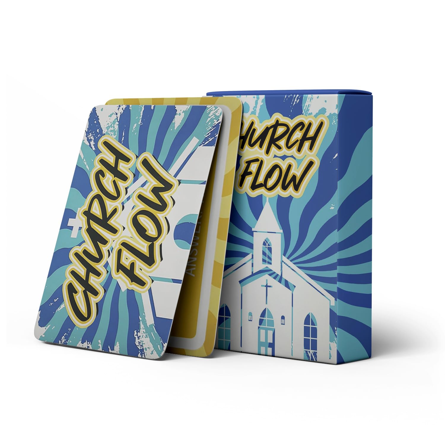 African American Expressions Church Flow - 2-in-1 Christian Card Game for Family Fun - Fill in the Blank & Act it Out Charades Experience - Perfect
