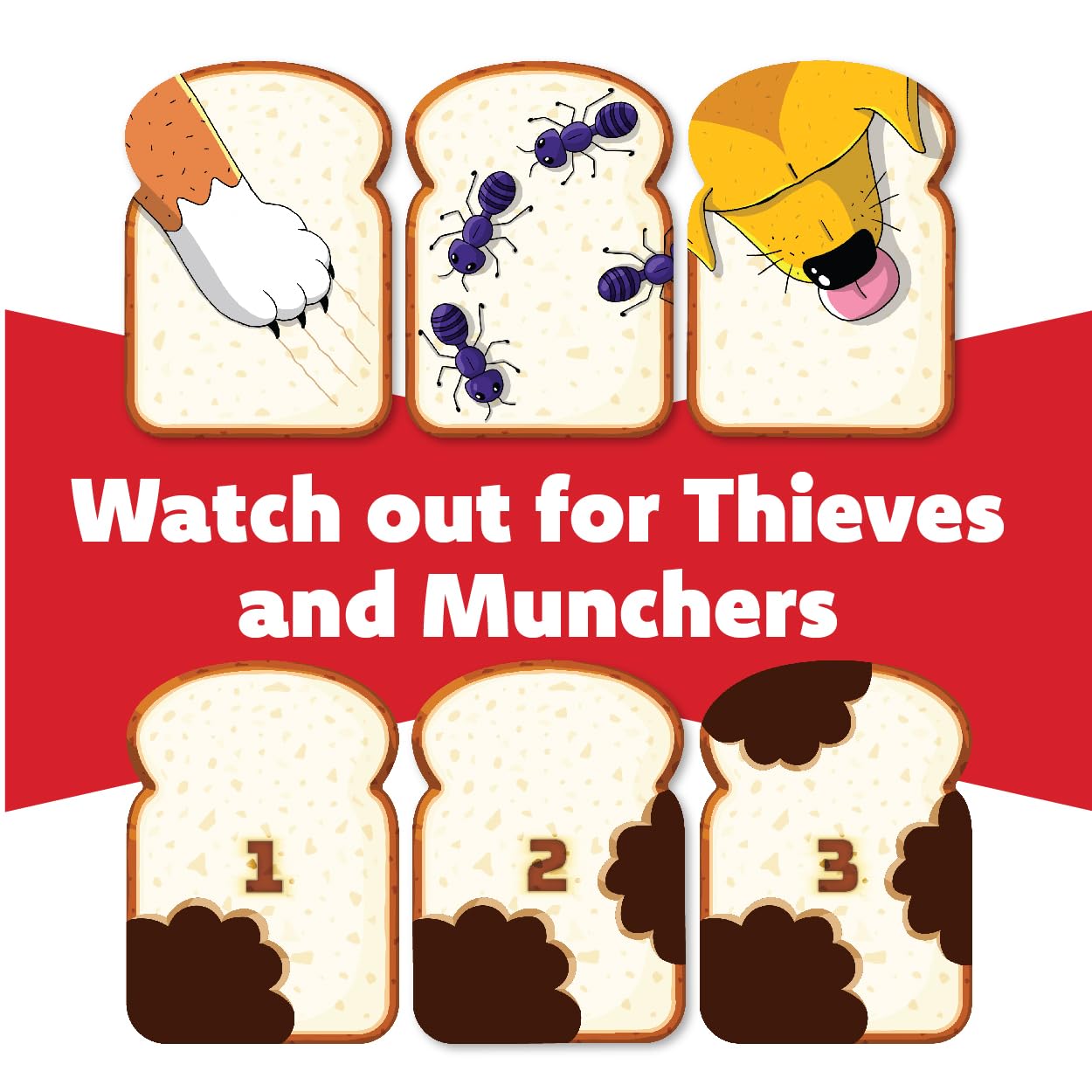 Gamewright - Slamwich - A Fast Flipping Card Game for Kids - Ages 6 and Up - Great for Family Game Night!