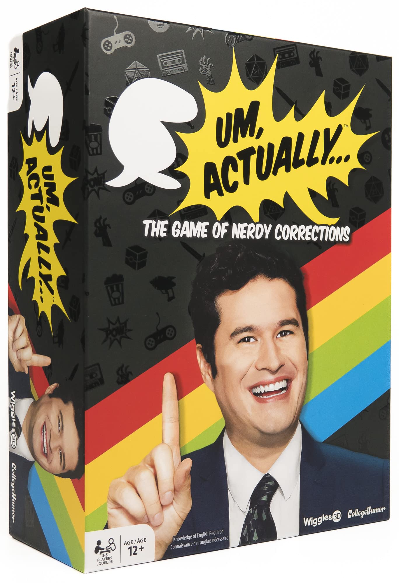 Um, Actually Deluxe Edition Board Game | The Nerdy Trivia Game Based on The Dropout Game Show | for Families Ages 12 & up | 3-8 Players | by Wiggles