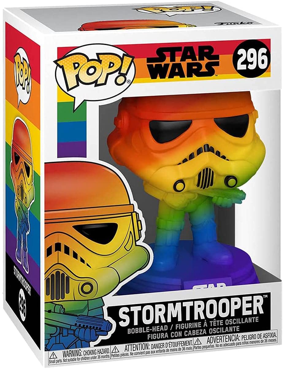 Funko POP Star Wars: Pride - Stormtrooper (Rainbow), Multicolor