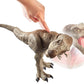 Jurassic World Bite 'n Fight Tyrannosaurus Rex in Larger Size with Realistic Sculpting, Articulation and Dual-Button Activation for Tail Strike