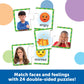 Learning Resources Feelings & Emotions Puzzle Cards - SEL, Emotional Regulation Tools for Kids, Toddlers Calming Corners, Montessori Essentials