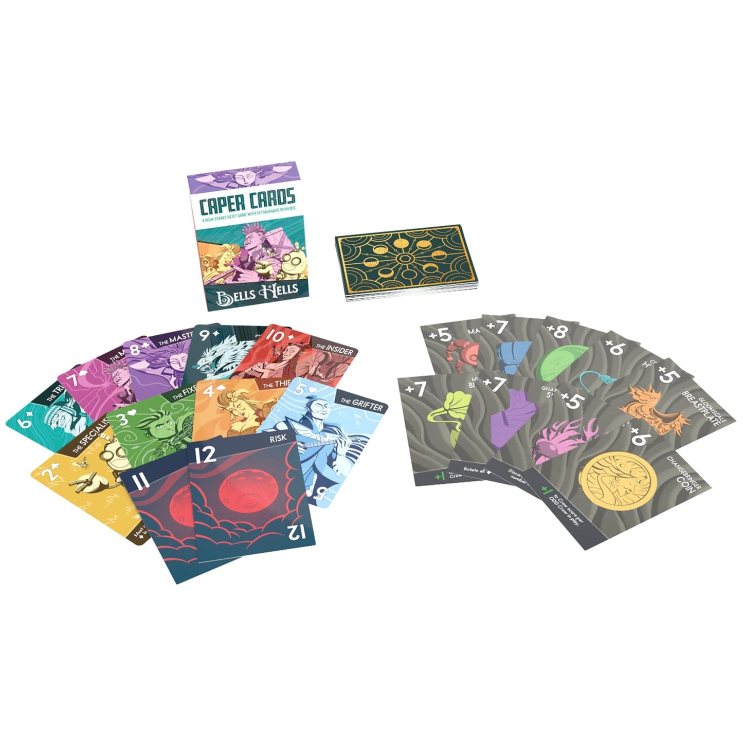 Critical Role: Caper Cards: Bells Hells - A High-Stakes Heist Game with Extravagant Rewards, Blackjack-Like Card Game w/Twists, Ages 12+, 1-4 Players