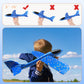 VCOSTORE 2 Pack Foam Airplanes for Kids, 13.3'' Hand Throwing Foam Glider Planes, Flying Styrofoam Planes Toy, Outdoor Sports Birthday Party Favor