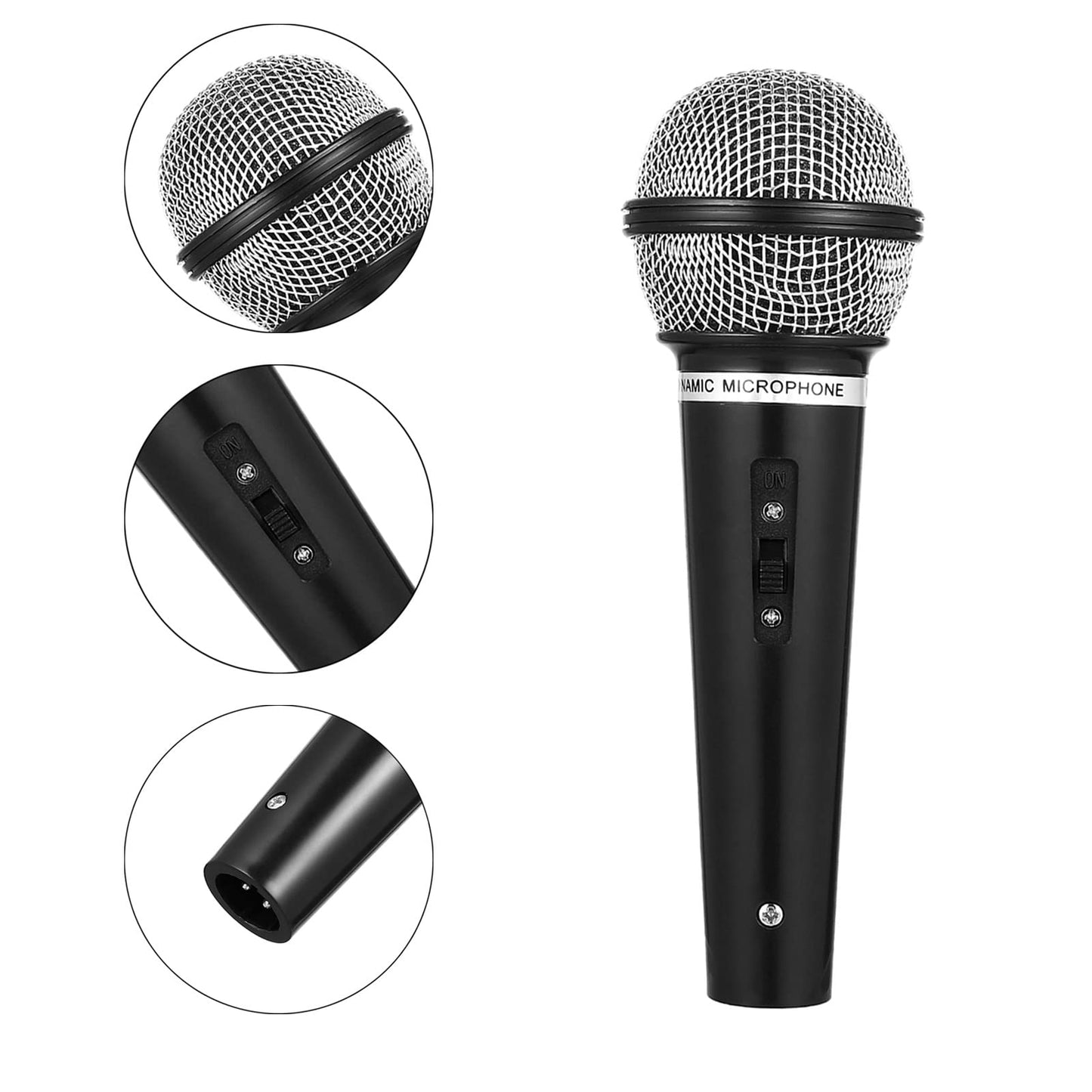 IFJJ Toy Microphone Prop Play Plastic Mics Simulate Speech Microphone Props for Karaoke Fun or Costume Prop