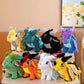 Soft Plush Wings Dragon Figures Stuffed Animals Toy Pillow Doll, Pterosaur Flying Yellow Dragon Plushie Toys Best Birthday Christmas Anniversary