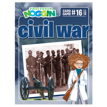 Outset Media Professor Noggin's Civil War Trivia Card Game - an Educational Trivia Based Card Game for Kids - Trivia, True or False, and Multiple