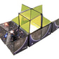 California Creations The Amazing Star Cube: 2 Piece Transforming Geometric Puzzle - Solve The Cube To Find The Hidden Star Cosmo Edition