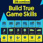 Open Goaaal Soccer Training Dice Game, 3 Dice and Guide