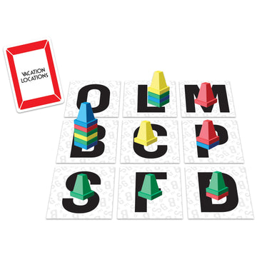 Scattergories Stackagories by Winning Moves Games USA, Fast-Playing Category Game for 2 to 4 Players, Ages 8+