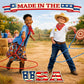 Western Stage Props Made in USA - Children’s Cowboy Kiddie Trick Rope Lasso Pre-Tied | Ages 4-10 |