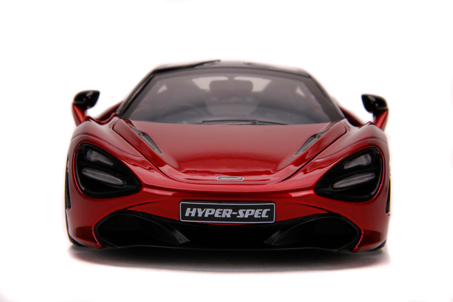 Jada Toys McLaren 720S Candy Red with Black Top Hyper-Spec 1/24 Diecast Model Car 32275