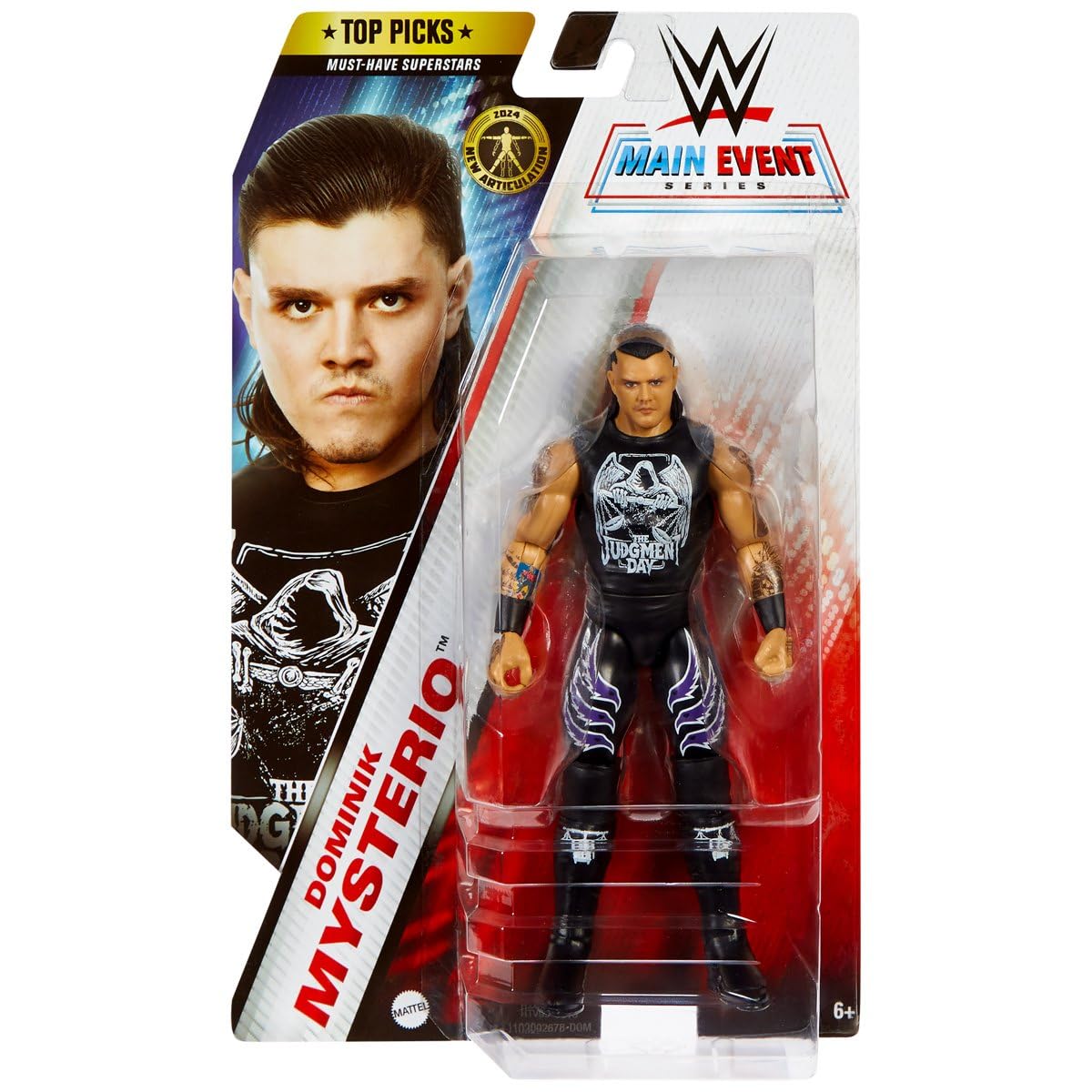 WWE Main Event Series Top Picks 2024 Wave 4 Dominik Mysterio Figure