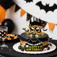 SWIMDOG Superhero Cake Topper Decorations, Bat Cupcake Toppers, Happy Birthday Decorations for Hero Themed Party Supplies