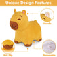 Bouncy Pals Capybara Hopping Horse, Toddler Inflatable Animal Hopper Toys