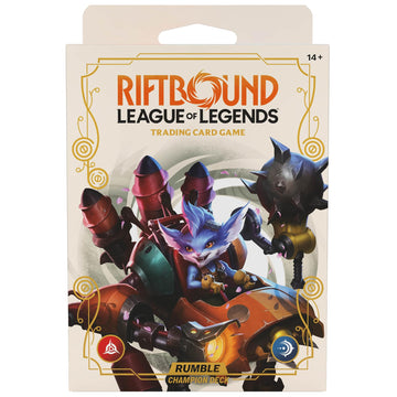 Riftbound: League of Legends TCG Spiritforged - Champion Deck: Rumble - Ready-to-Play Character, Trading Card Game, Deck-Building, Units & Spells