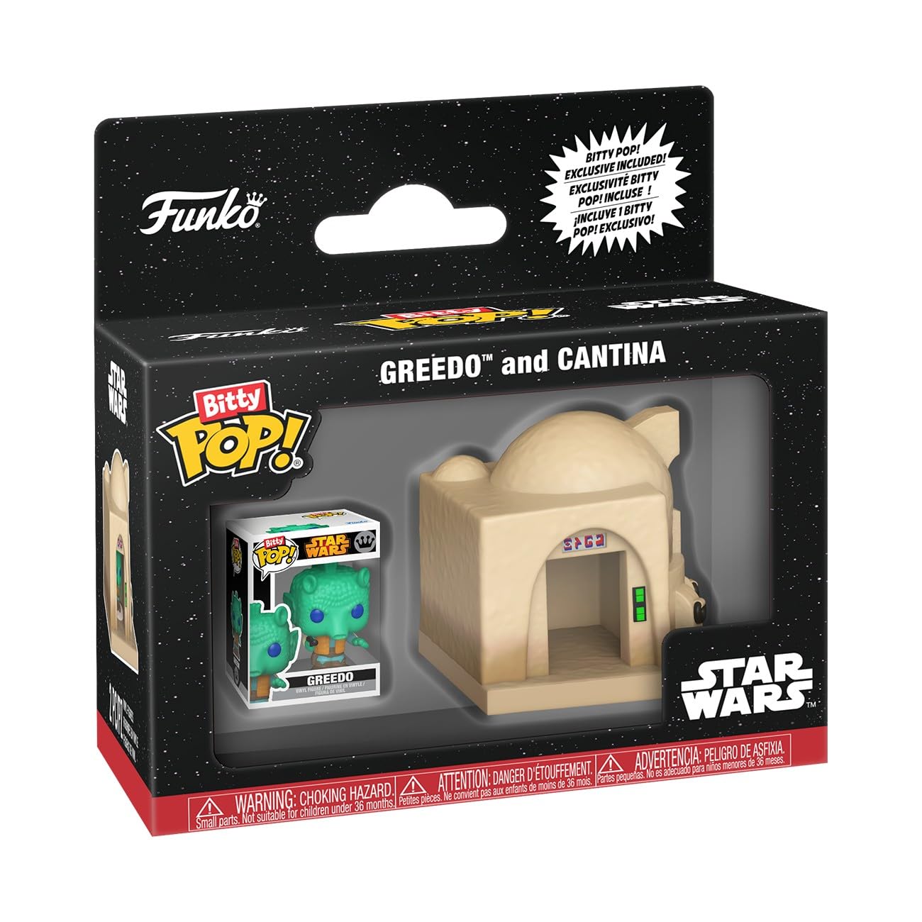 Funko Pop! Bitty Town: Star Wars - Greedo and Cantina - Collectable Vinyl Figure - Gift Idea - Official Merchandise - Toys for Kids & Adults - Star