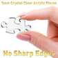 Funwares ImPuzzable Clear Acrylic Puzzle, 200 Pieces, Impossible Jigsaw