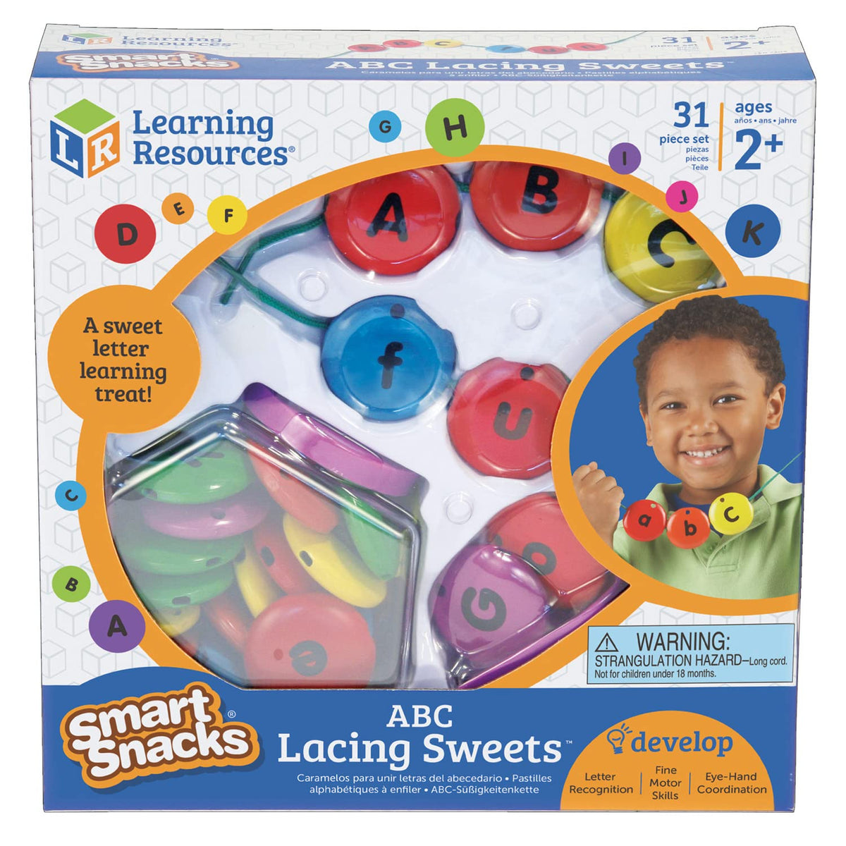 Learning Resources Smart Snacks ABC Lacing Sweets