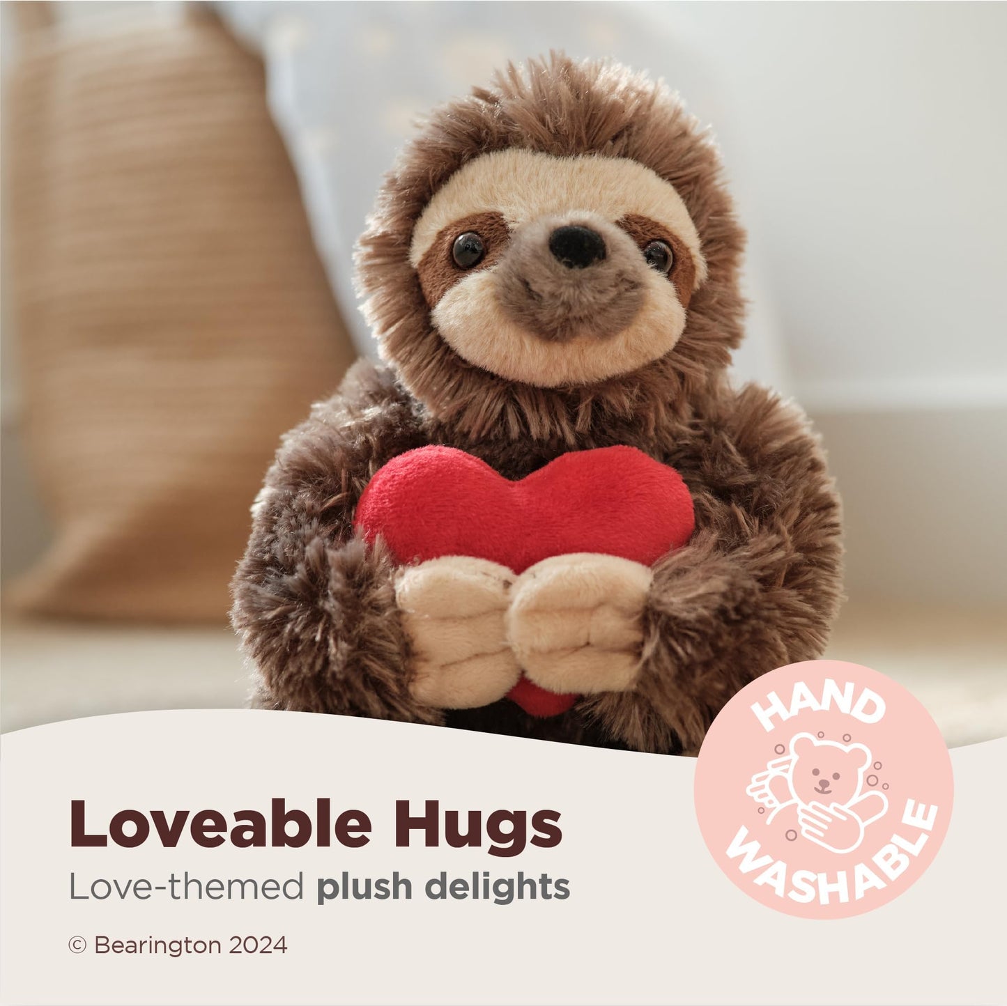 Bearington Sloth Plush Stuffed Animals 6 Inch, Ideal Plushies Gift for Kids & Girlfriends
