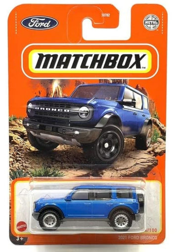Matchbox 2021 Ford Bronco 34/100 (Blue)