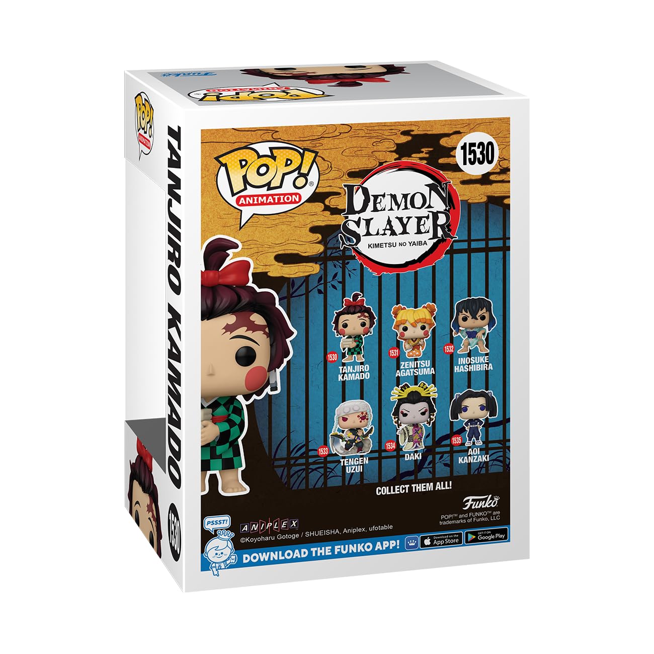 Funko POP! Animation: Demon Slayer - Tanjiro Kamado - (Kimono) - Collectable Vinyl Figure - Gift Idea - Official Merchandise - for Kids & Adults