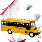 Big Daddy Huge Yellow School Bus with Lights and Cool Openable Doors Pull Back Toy School Bus with Sounds and Songs for Girls, Boys, Toddlers