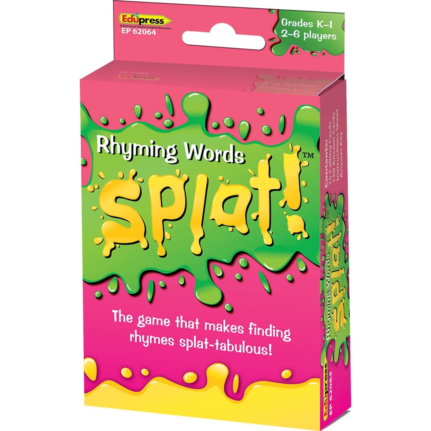 Teacher Created Resources Rhyming Words Splat™ Game Grades K-2 (EP62064)