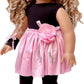 Showtime - 5 Piece Outfit - Black Unitard, Pink Tutu Skirt, Ballet Slippers, Corsage, Hairpiece - Clothes Fits 18 Inch Dolls (Doll Not Included)