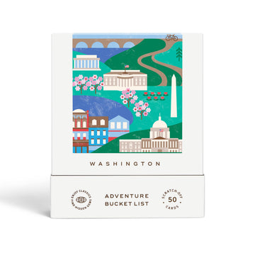 Washington DC Adventure Bucket List: 50 Scratch-Off Cards for Outdoor Activities, Tourist Attractions, and Road Trips - Perfect Travel Gift and Guide
