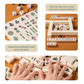 SEAMEW Professional Traditional Chinese Mahjong Set ???? - 30mm 146 Tiles Green & White Melamine with Dice Storage Case Pink