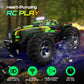 Remote Control Car for boys, 1:16 Scale All Terrain RC Cars,High Speed 25Km/h Fast Car with Colorful Led Light and spray, 2x1300mAh Rechargeable