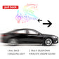 WAKAKAC 1/24 ES300 Diecast Car Model Alloy Collectible Pull Back Toy Car with Light and Sound Toy Vehicle for Boys Children Gift(Black)