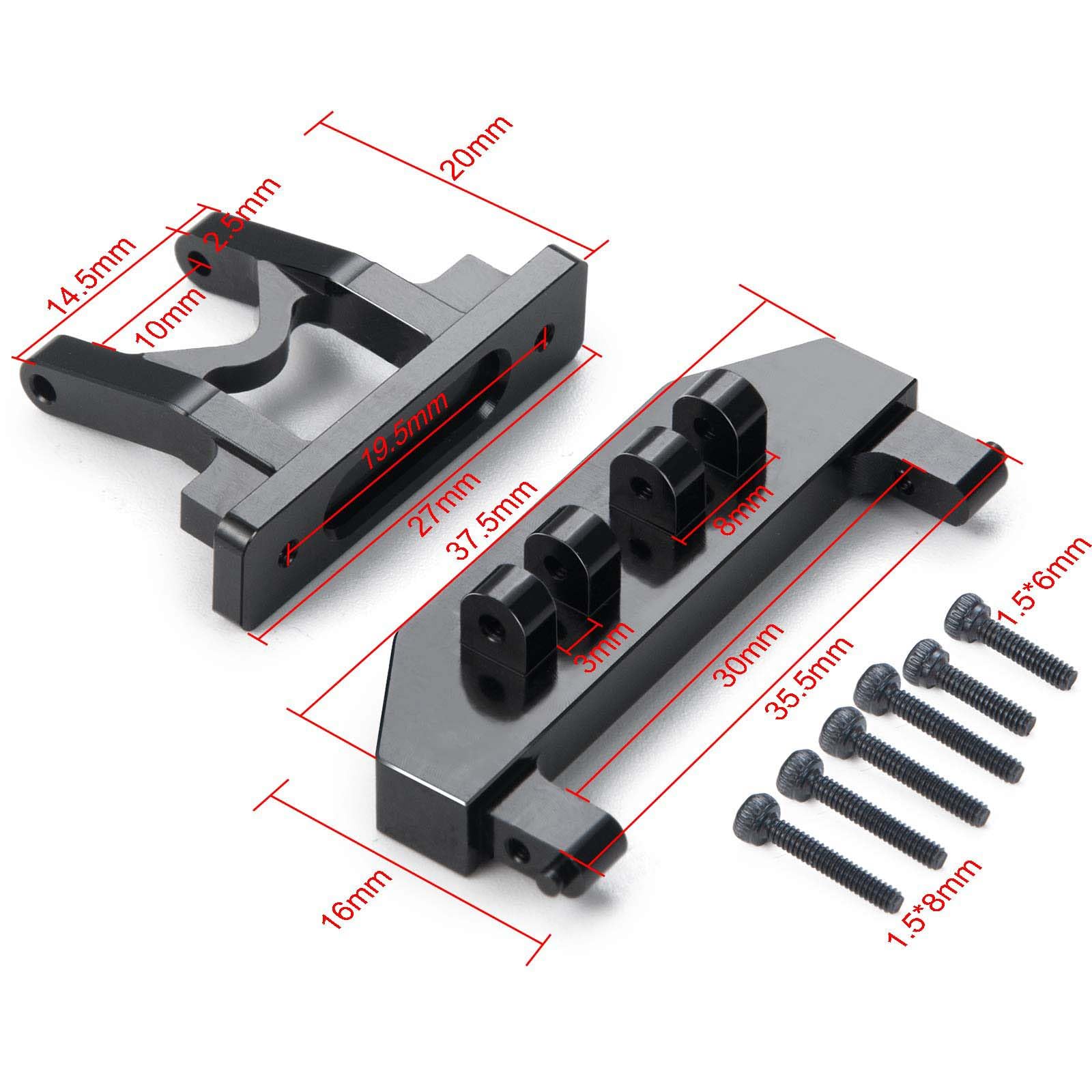KEAcvise Metal Rear Body Shell Mount, Compatible with Axial SCX24