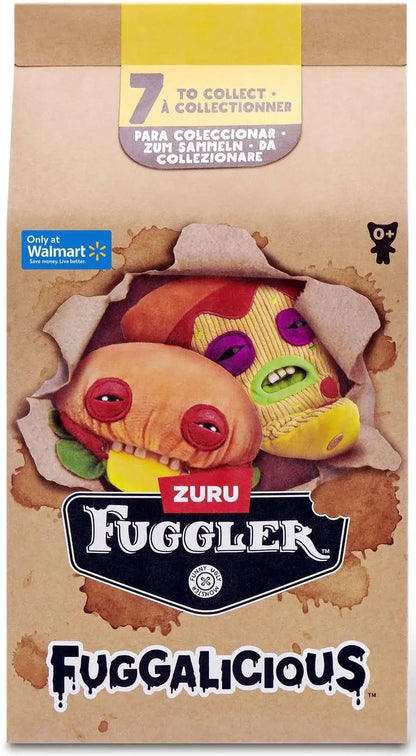 Fuggler ZURU Fuggalicious Mystery Blind Bag, Food Theme Collectible Plush Toy, Includes 1 Blind Bag, 7 in Total to Collect