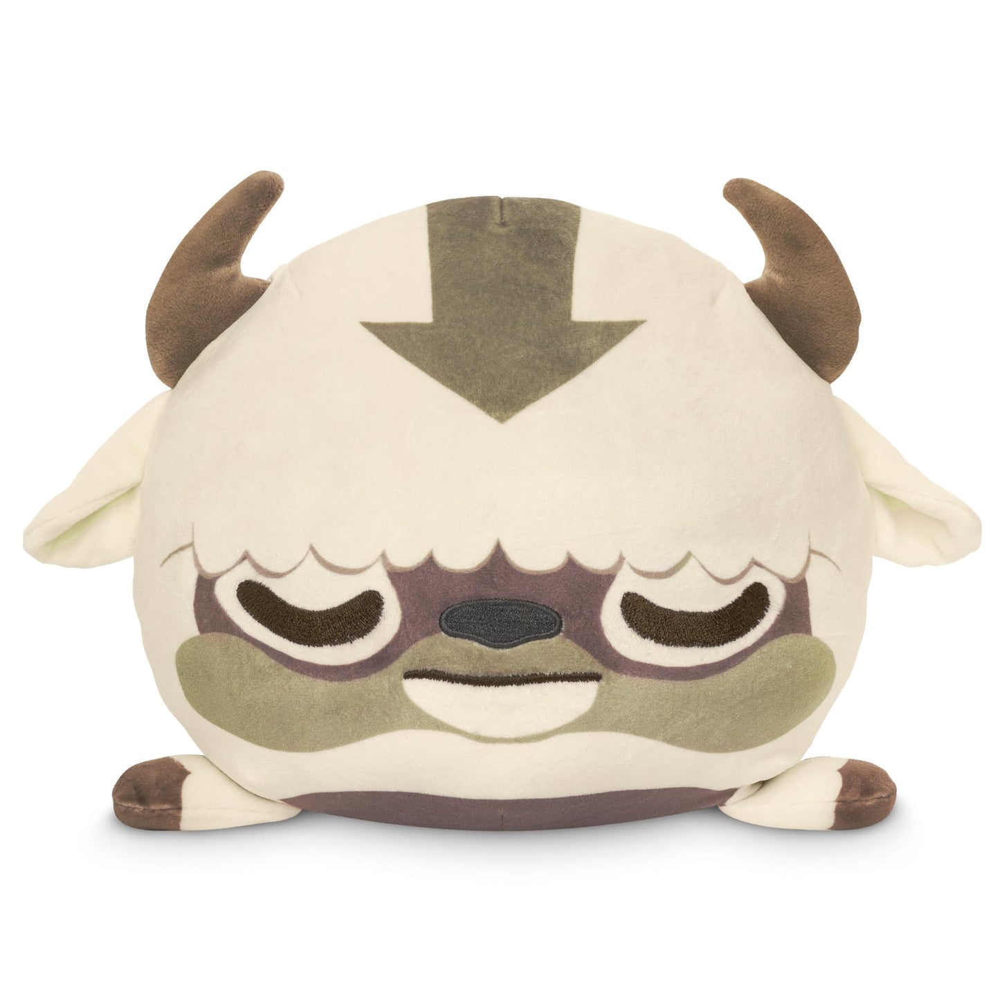 TeeTurtle Reversible Avatar: The Last Air-Bender Appa 6-Inch Two-Sided Flip Plush Toy with Embroidered Details - Cute Mini Collectible Plush for Kids