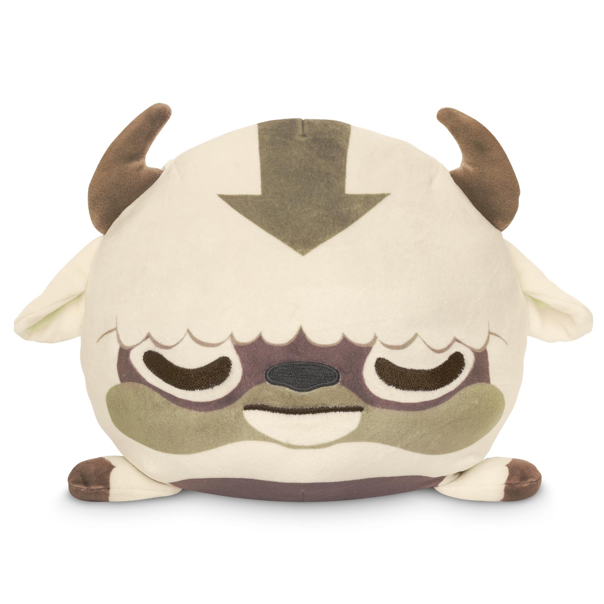 TeeTurtle Reversible Avatar: The Last Air-Bender Appa 6-Inch Two-Sided Flip Plush Toy with Embroidered Details - Cute Mini Collectible Plush for Kids