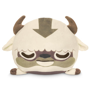 TeeTurtle Reversible Avatar: The Last Air-Bender Appa 6-Inch Two-Sided Flip Plush Toy with Embroidered Details - Cute Mini Collectible Plush for Kids