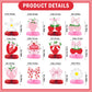 Strawberry Centerpieces for Tables: 12Pcs Strawberry Centerpieces for Strawberry Table Decor Gender Reveal Party Strawberry Table Decor Strawberry