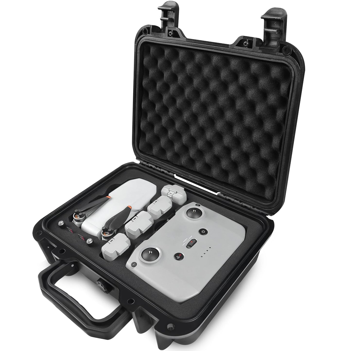 Lekufee Portable Travel Waterproof Hard Case for DJI Mini 4K/2 SE/2 and Other Accessories(CASE ONLY)