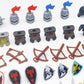 BroTex Knights People Accessories Building Block - Medieval Weapon Armor Swords Helmet Horse, Castle Knight Shield Spear, MOC Bricks Parts Toys Sets