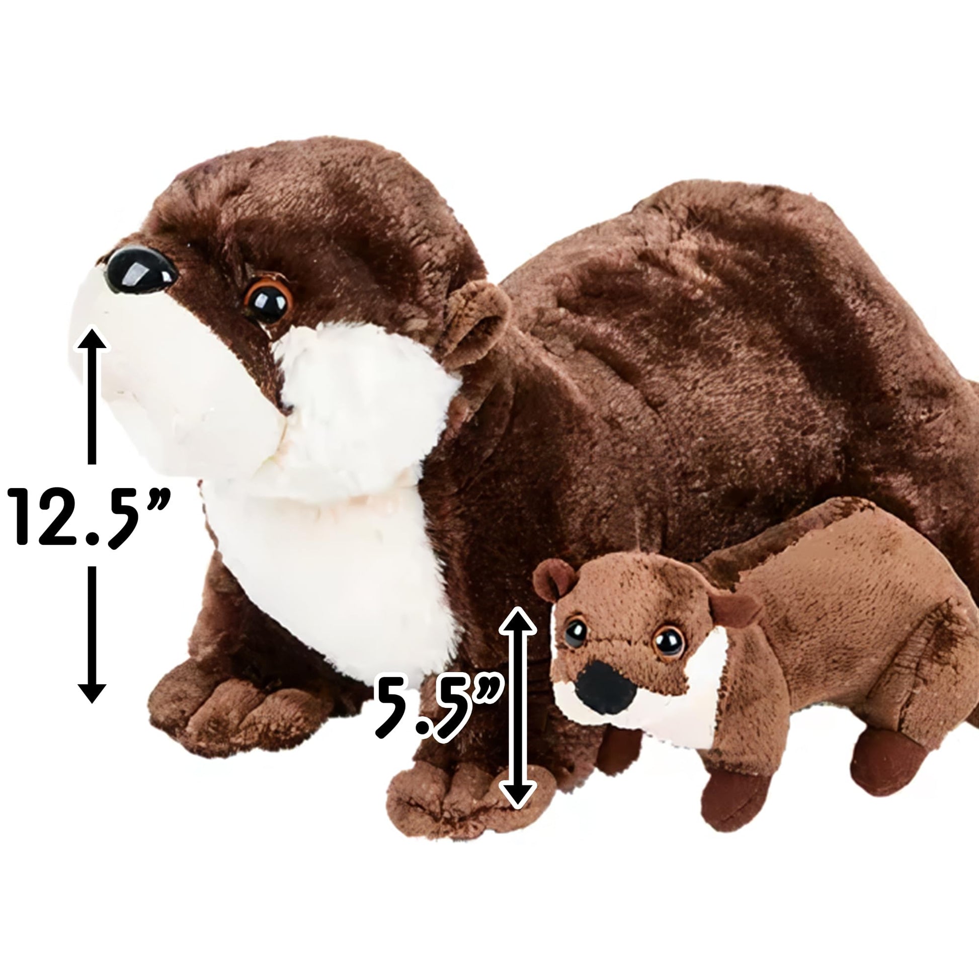 Rhode Island Novelty Adorable River Otter Plush, Soft Cuddly Stuffed Animal for Kids, 12.5 Inch
