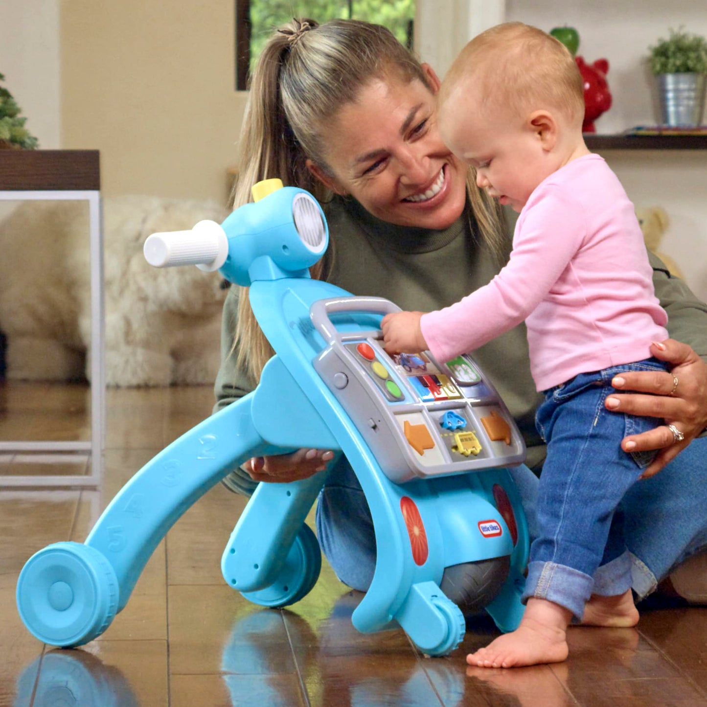 Little Tikes Learn & Play Learning Lane Activity Walker, Sit-to Stand, Walking, Sounds, Learning, Sound Effects, Gift & Travel Toy for Babies Infants